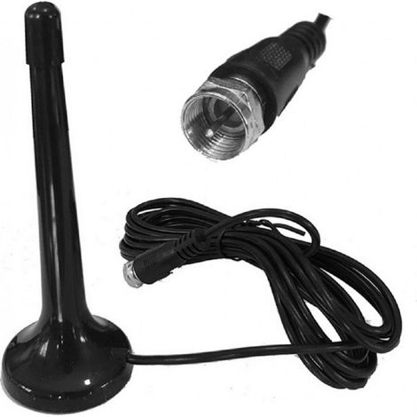 Andowl - Antenna Di Segnale Tv Per Interni 1080p Base Magnetica Con Cavo Coassiale Q-a162 - (1/5)