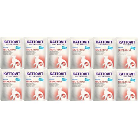 Kattovit Nieren 85g-Beutel - Ente 12x85g