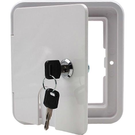 Trappe d'accès électrique pour câble d'alimentation, pour camping-car, caravane ou véhicule de loisirs. (1/5)