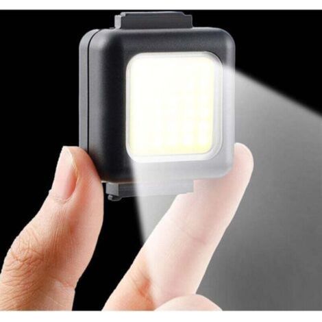 Gilet tactique de police avec clip pour éclairage de course, lampe torche compacte rechargeable, éclairage de sécurité personnel pour la marche, le vélo, le kayak et la pêche. (1/5)