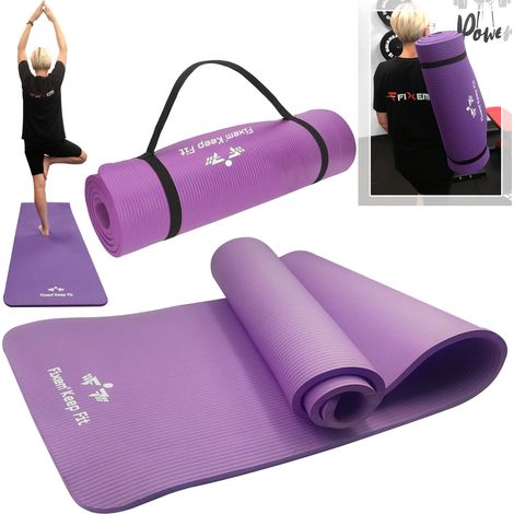 Yogamatte 1,5 cm Lila 190 x 63 cm
