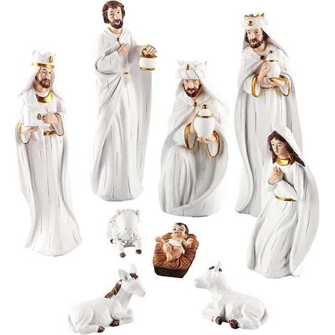 Weihnachtskrippenfiguren aus Kunstharz