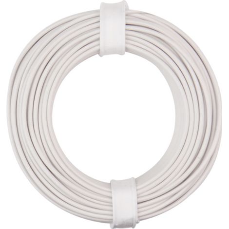Donau Elektronik 175-015 Litze LiY 1 x 0.75 mm² Weiß 1 St.