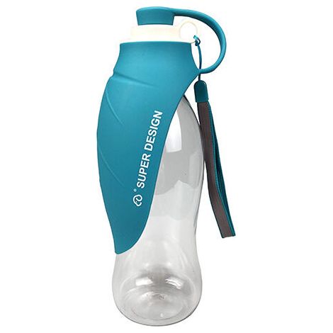 Bouteille d'eau pour chien Voyage en silicone Portable Bouteille d'eau pour chien Voyage(bleu) (1/5)