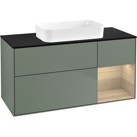 Villeroy & Boch G712PCGM Armoire sous lavabo Finion G71 (1/2)