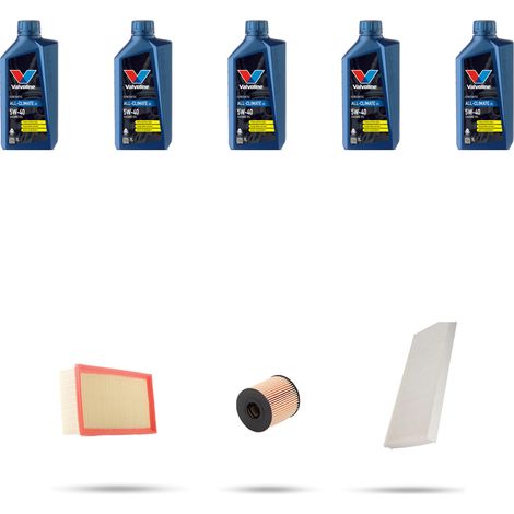 Kit tagliando 3 FILTRI e 5L OLIO compatibile con Citroen C8 2.0 16v 103kw dal 2002 (1/5)