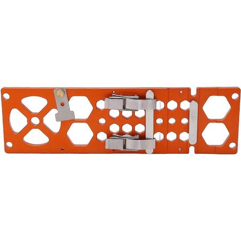 Orange Woodworking rechtwinklige Sägeführungsschiene, hohles Design, leichte 90°-Kreissägeführungsschiene