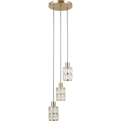Suspension Alma 3 E27 Or Italux PND-40668-3-HBR (1/4)