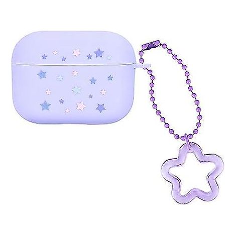 (violet) Tui Pour Couteurs Airpods Pro 2, Tui Pour Couteurs Mignon Toile, Tui Antichoc En Silicone Souple Pour Airpods Pro 2e Gnration (1/5)