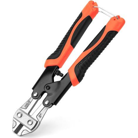 Bolt Cutter, 220 mm Cr-V Mini Bolt Cutter with Anti-Slip Handle, for Cable, Chain, Spring (1/5)
