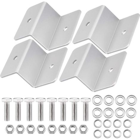 Panneau solaire extérieur Z pour camping-car, support en alliage d'aluminium, centrale électrique au sol, support en alliage d'aluminium,de DEBUNS (1/4)