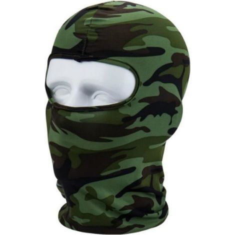 Couleur A Masque de Camouflage pour moto, masque de cou pour Sports de plein air, Ski chaud d'hiver, casquette de vent, Police cyc (1/4)