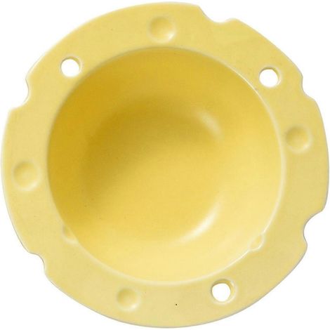 Bol en céramique en forme de fromage, idéal pour le riz, les salades, les soupes, les porridges, les en-cas et les desserts. Service de table. (1/5)