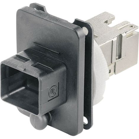 Telegärtner 100007419 RJ45-Flanschset Variante 4 100007419 Kupplung, Einbau Pole: 8P8C Schwarz 1 S (1/3)