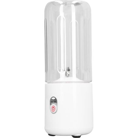 Blender portable à 6 lames, rechargeable par USB, mini blender multifonctionnel, presse-agrumes, gobelet inclus pour la maison et les étudiants, 500 ml, blanc (1/5)