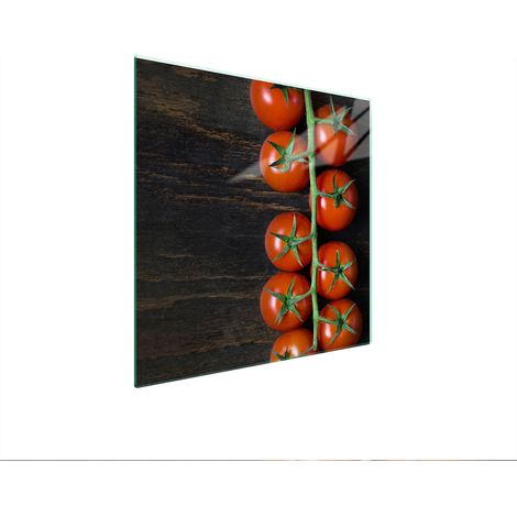 GLASSCHUTZPLATTE FÜR HERD 50x52 TOMATEN (1/5)
