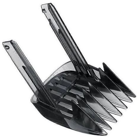 Lotto di 2 pettini per il taglio compatibile con i clippers Philips HC9450, HC9490, HC9452 e HC7460, regolabile da 7 a 24 mm. (1/5)