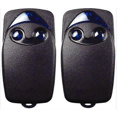 télécommandes Flo2r-s 433,92 MHz à 2 boutons pour porte de garage électrique, compatibles avec les télécommandes Nice Remote. (1/4)