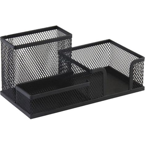 Organizzatore da scrivania in rete nera Leviatano