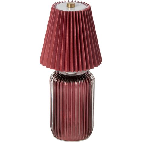 Lampe de table en verre bordeaux - bordeaux (1/5)