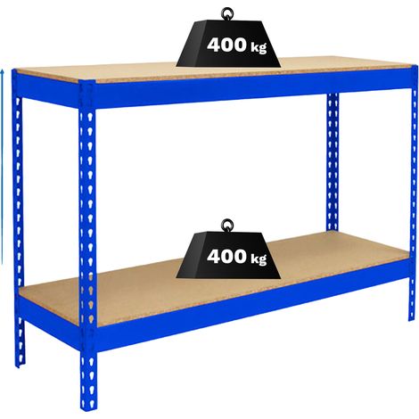 Simonrack Tavolo in metallo blu e legno 877 x 1210 mm