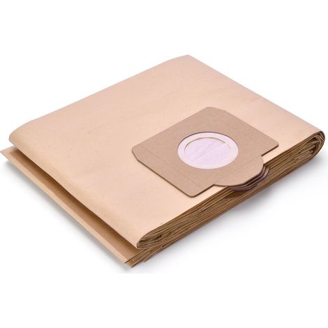 Lot de 10 sacs aspirateur compatibles Kärcher WD3 MV3, sacs filtrants jetables pour aspirateur eau et poussière, accessoires de remplacement (1/4)