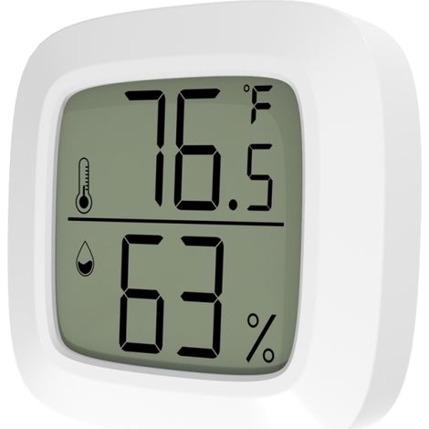 Mini termómetro-higrómetro digital para uso en interiores, con indicador preciso de temperatura y humedad para el hogar, la oficina, la habitación de los niños o el invernadero. (1/5)