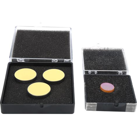 Kit de lentilles laser 3 pièces + 1 miroir réfléchissant 50,8 mm + lentille de focalisation 20-12 pour machine à graver, pièces détachées 20 mm. (1/5)