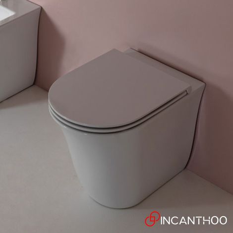 Vaso Wc a Terra FLUT - Filo Muro - Sistema di Scarico Smart Clean (1/5)