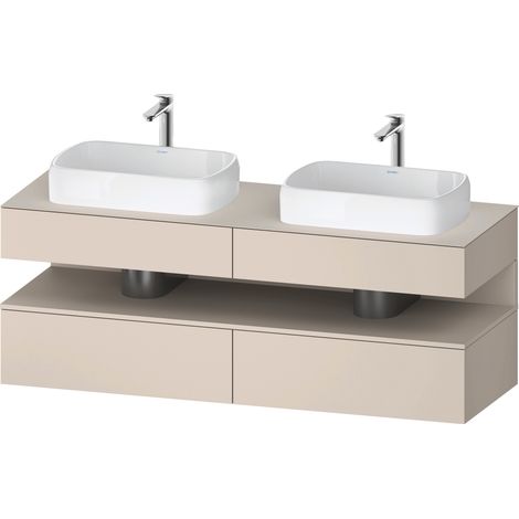 Duravit Collection One Meuble sous-vasque sur console, 2 tiroirs, (1/2)