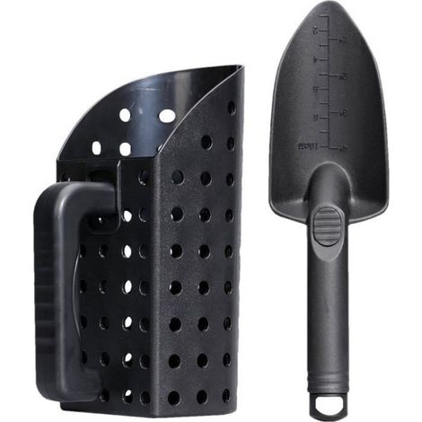Tamis À Sable - Pelle À Sable Pour Détection De Métaux - Idéal Pour Plage Jardin Chasse - 1 Pièce (1/5)