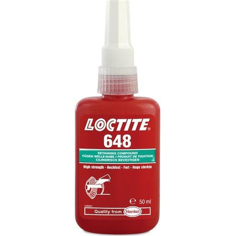 LOCTITE 648 50ml vert haute résistance produit de fixation pour engrenage et pignons - Loctite (1/5)
