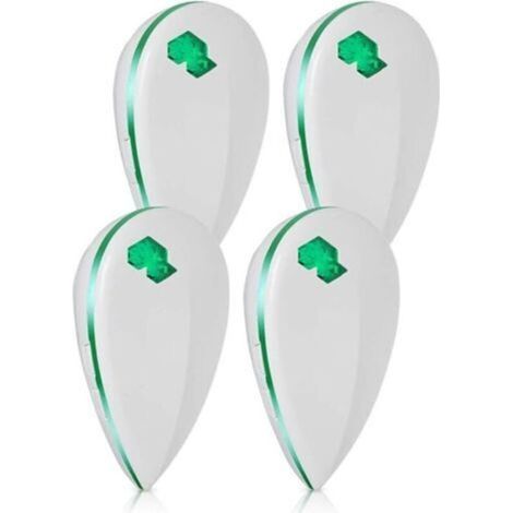 Pr Ultrasonic Mosquito Repellent Pack of 4 Indoor Mosquito Repellent Electronic Insect Repellent Ultrasonic Mouse Repellent for Rodents, Mosquitoes, Cockroaches - 100% Harmless (1/5)
