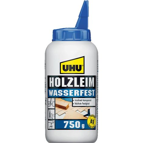 UHU Holzleim Wasserfest Flasche ohne Lösungsmittel 750g (1/5)