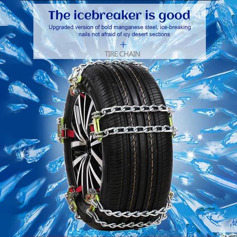 Chaînes à neige avec protection antidérapante, pour voitures et SUV. (1/5)
