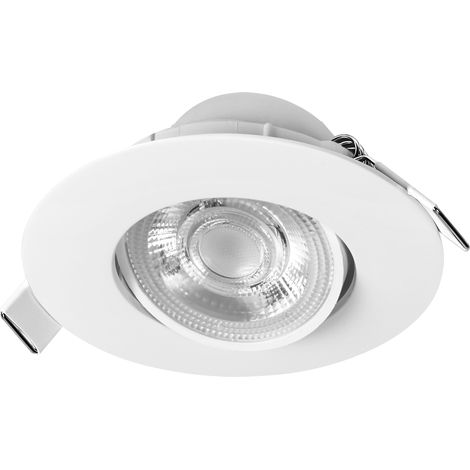 LED Spot Set Recess Adjustable Plastic 4.9W 830 36° White (1/4)