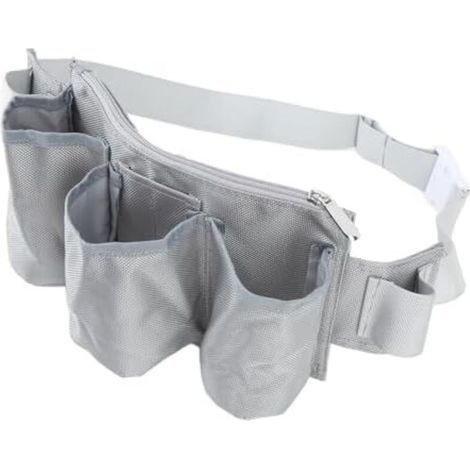 16.5x26.5cm Pochette de Ceinture pour Outils de Jardin avecPoches et Sac de Taille en Tissu Oxford Imperméable Sac de Taille Réglable pour Outils de Jardinage Ceinture pour (1/5)