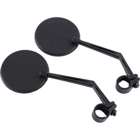 Nouveau rétroviseur latéral noir rétroviseur pour guidon moto vélo HB043 neuf (1/4)