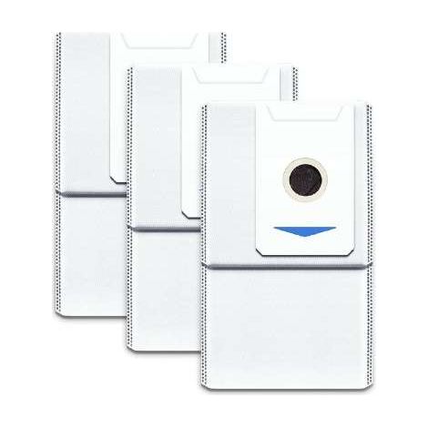 ECOVACS SACS À POUSSIÈRE ANTIBACTÉRIENS, POUR ASPIRATEUR ROBOT DEEBOT T30 PRO OMNI T30 OMNI, BOÎTE DE 3, ACCESSOIRE D'ORIGINE