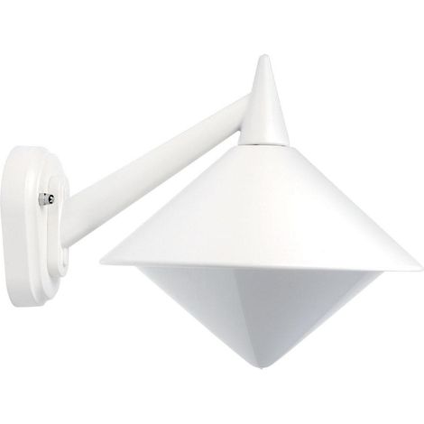 SIRIO Applique Mur Ext. IP43 IK08 blanc E27 75W max. Lpe non incl. ARIC 1889