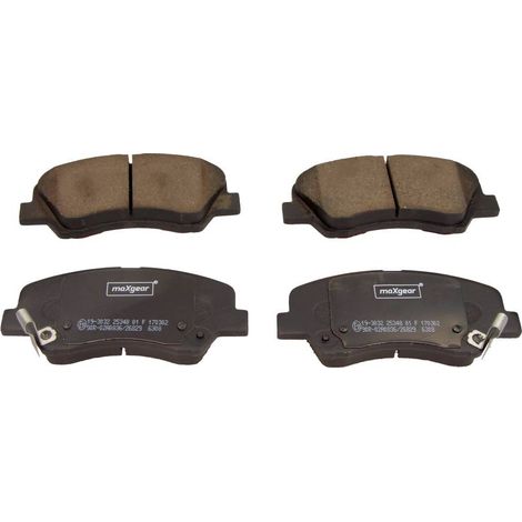 PLAQUETTES DE FREIN MAXGEAR HYUNDAI P. I20 14-/RIO 11-/ACCENT 10- ATTENTION PAS DE TROUS POUR RESSORT (FIL)