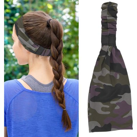 Unisex-Schweißband für Outdoor-Sportarten, Stirnband, Haarbänder für Fitness, Laufen, Yoga (HJ-C A16-12-1) (1/5)
