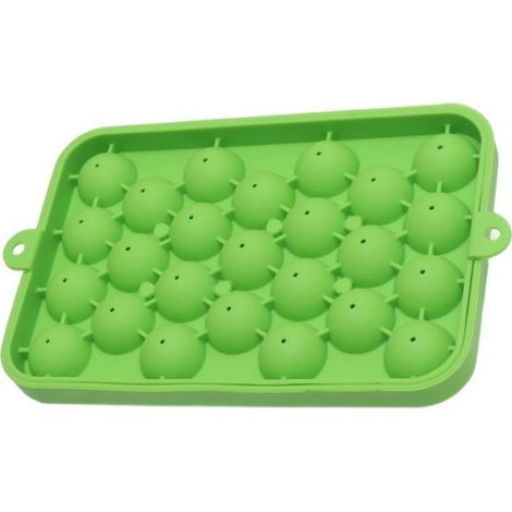 Bac à glaçons silicone 25 alvéoles, démoulage facile, couvercle inclus (1/5)