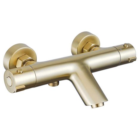 Adema Sparkle 2.0 mitigeur baignoire/douche thermostatique - or mat