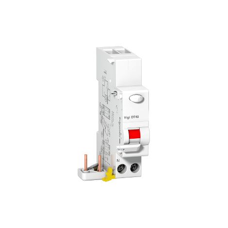 ProDis Vigi DT40 - bloc différentiel 1P+N 25A 300mA instantané type AC 230Vca - A9N19441