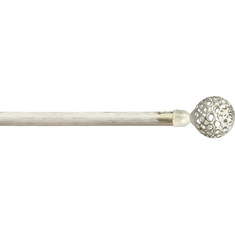SCORRITENDA 'KIT FERRO' mod. 'Boccia fiore' col. avorio oro Ø 20/19 mm. - ERREBI