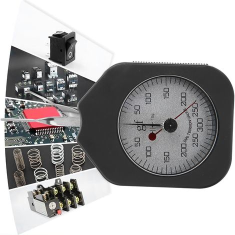 Manomètre de tension type SEG-300-2, manomètre de force type SEG avec interrupteur, manomètre à double aiguille 300 g (1/5)