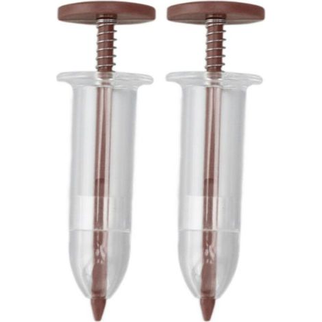 Distributeur De Graines De Semis - Plastique - 10 x 3.2 x 3.2 cm - Pour Jardin Plateaux Et Pots - 2 Pièces (1/4)