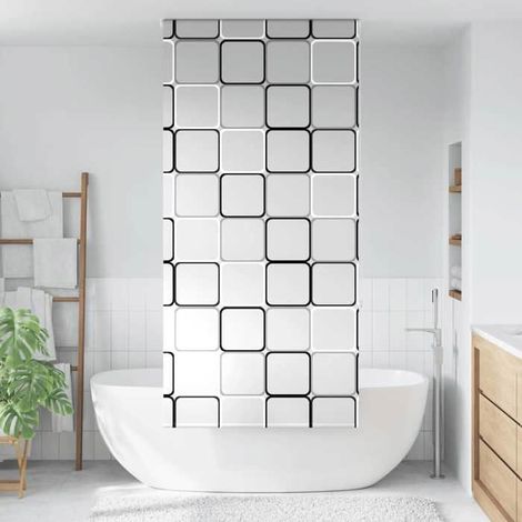 4014923 Store enrouleur de douche 90x240 cm largeur du tissu 86 cm (1/5)