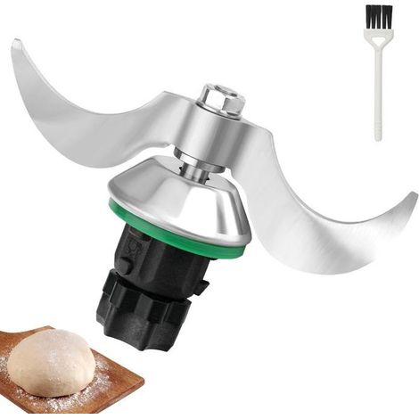 Couteau à pâte Thermomix - 1 pièce, en acier inoxydable, facile nettoyage - Convient pour Thermomix TM6/TM5, boulangerie Étiquette